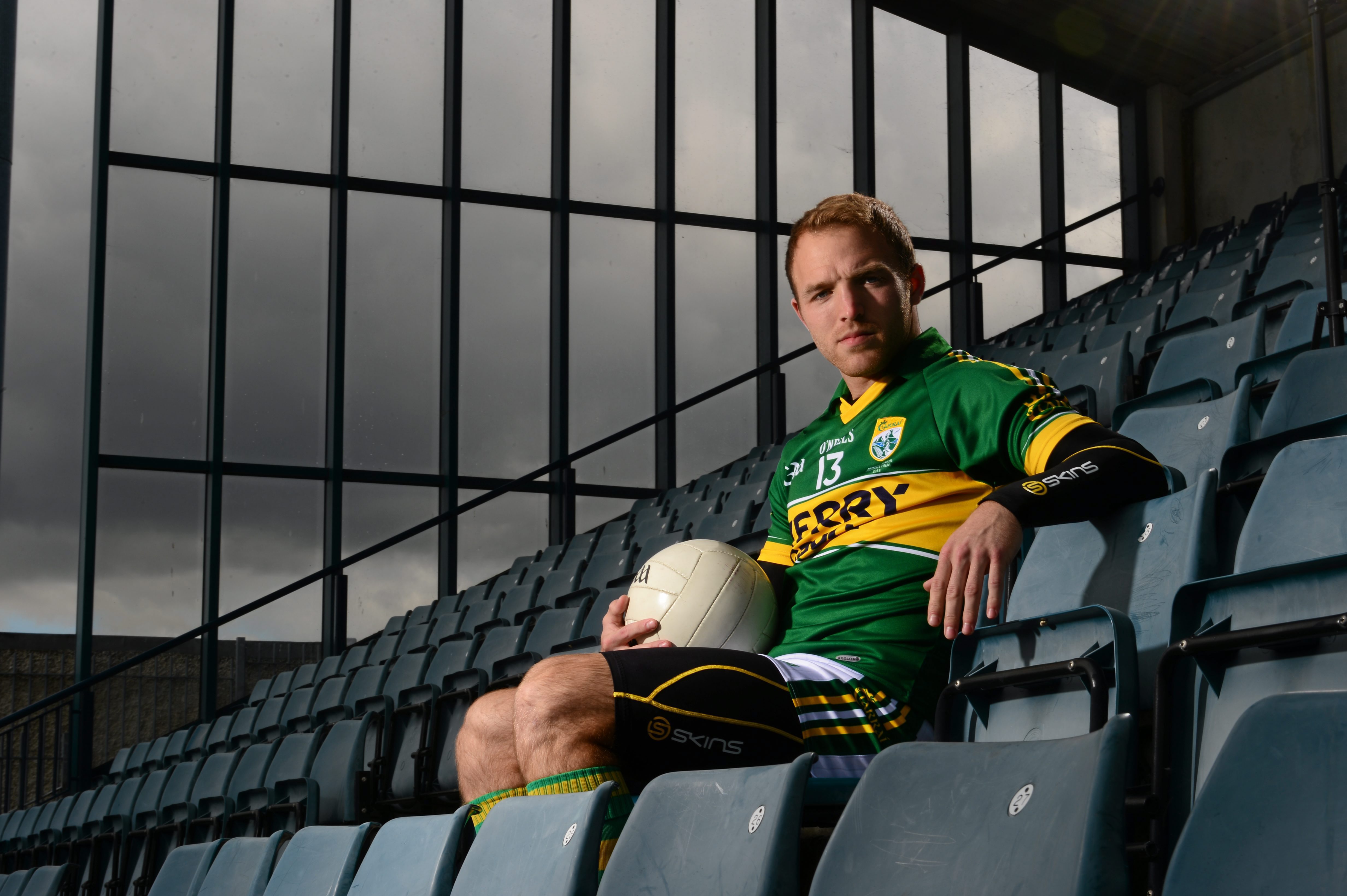 12 August 2013; Kerry's Darran O'Sullivan during the launch of the In-Store Skins School Competition. Parnell Park, Dublin. Picture credit: Paul Mohan / SPORTSFILE
