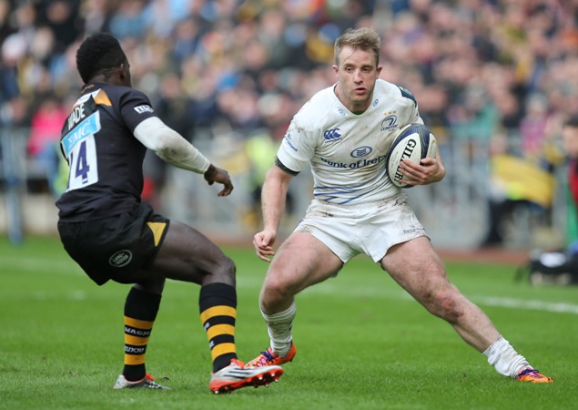 Leinster's Luke Fitzgerald in European Rugby Champions Cup action against Wasps. Action Images / Paul Childs