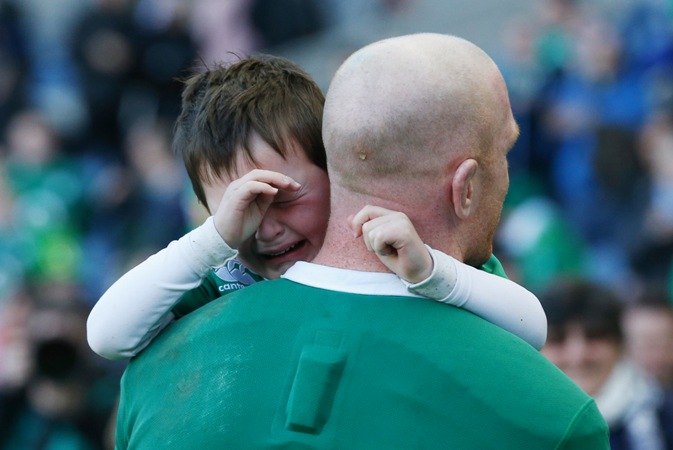 Tears for O'Connell. Reuters / Russell Cheyne Livepic