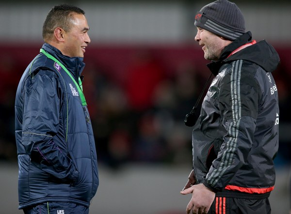 Pat Lam and Anthony Foley have made three changes each to their starting XVs ©INPHO
