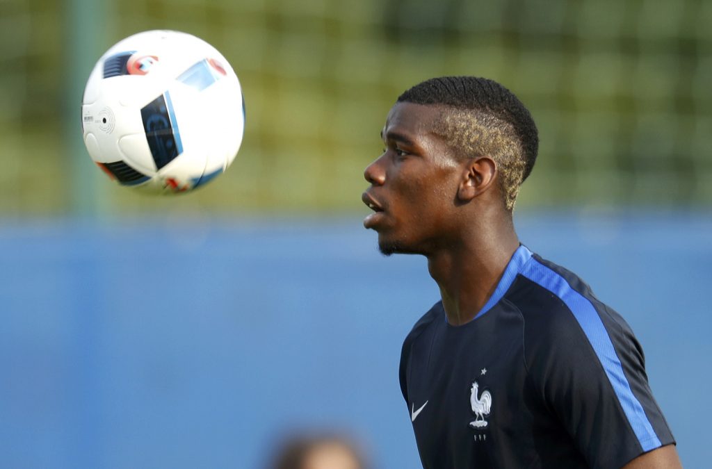 Paul Pogba during training. Action Images via Reuters/Charles Platiau