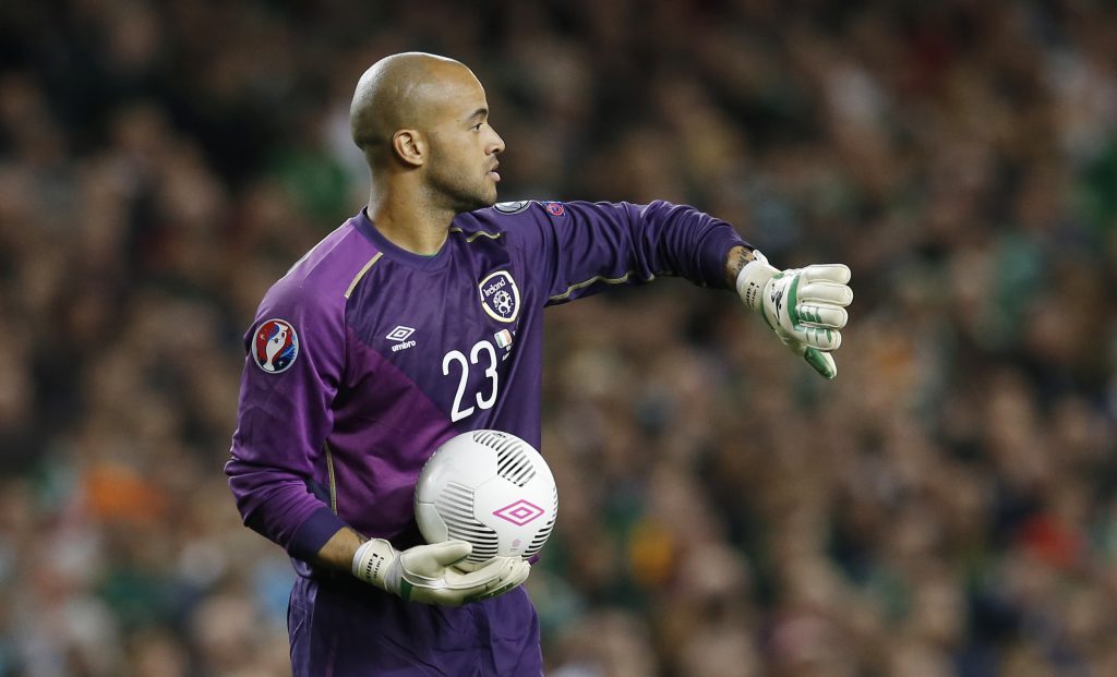 Darren Randolph once played basketball for Ireland Reuters / Phil Noble