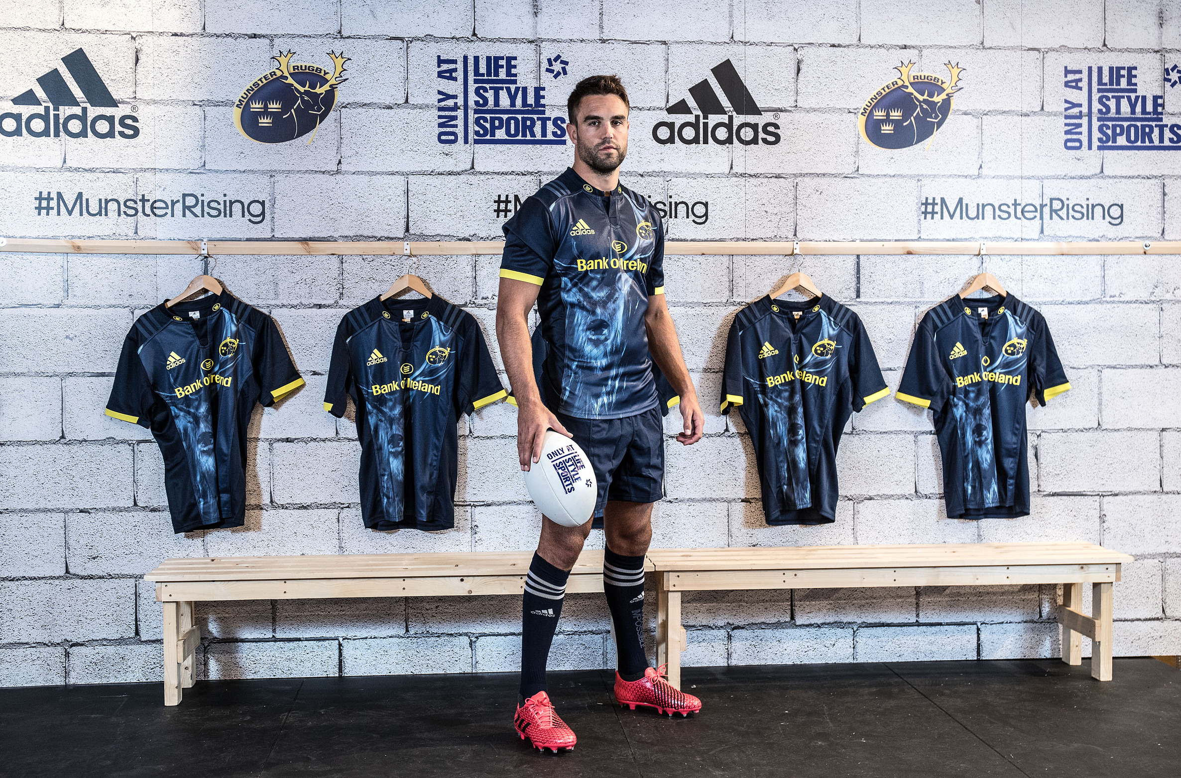 Conor Murray pictured at the launch of the new Munster Rugby Alternate jersey at Life Style Sports, Mahon Point.