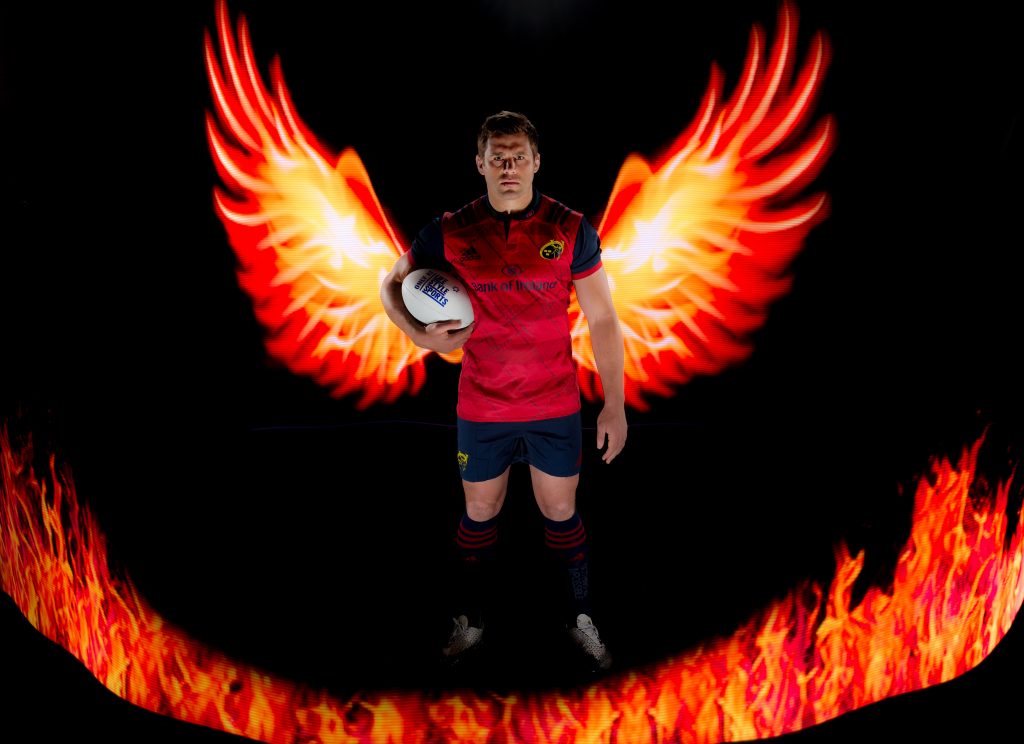 28 September 2016; Adidas Ambassador and Munster Rugby player CJ Stander pictured at the launch of the new Munster Rugby European kit at Thomond Park in Limerick. The new jersey is available exclusively at Life Style Sports, along with all associated Munster Rugby team-wear. See www.lifestylesports.com for further details. Photo by Sam Barnes/Sportsfile *** NO REPRODUCTION FEE ***