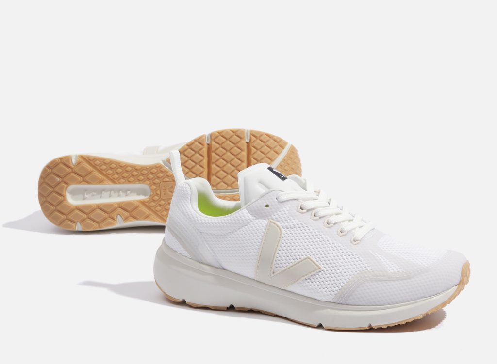 All white VEJA Condor 2 trainers